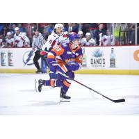 Forward Tanner Dickinson with the Orlando Solar Bears