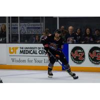 Forward Jordan Stallard with the Knoxville Ice Bears