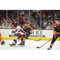 Lehigh Valley Phantoms face the Cleveland Monsters