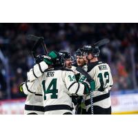 Utah Grizzlies celebrate win