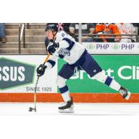 Worcester Railers' John Copeland in action