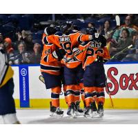 Worcester Railers celebrate win