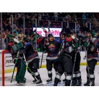 Utah Grizzlies celebrate win