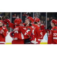 Toledo Walleye are all smiles after a win