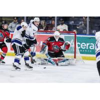 Kelowna Rockets' Jari Kykkanen on game night