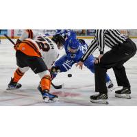 Wichita Thunder face off with the Fort Wayne Komets