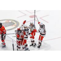 Grand Rapids Griffins celebrate win