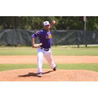 Pitcher Jake Kuchmaner with East Carolina University