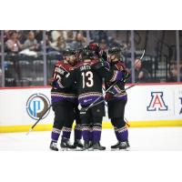 Tucson Roadrunners celebrate win