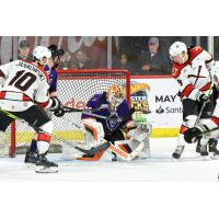 Wheeling Nailers battle the Reading Royals