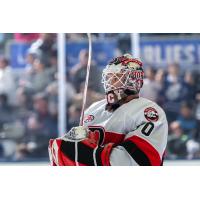 Belleville Senators goaltender Mark Sinclair