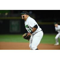 Dayton Dragons first baseman Ruben Ibarra