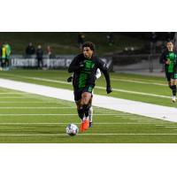 Lexington SC midfielder Yannick Yankam