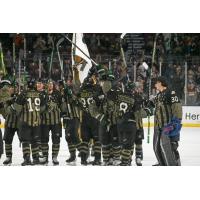 Utah Grizzlies celebrate win