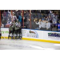 Rapid City celebrate a goal