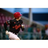 Catcher Victor Cerny with the Trois-Rivières Aigles