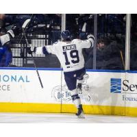 Worcester Railers' Blade Jenkins on game night