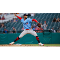 Mississippi Braves' David Fletcher on the mound