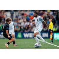 Colorado Springs Switchbacks FC's Matt Real in action