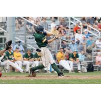 Sanford Mainers' Caleb Shpur at bat