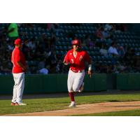 Winnipeg Goldeyes' Ramón Bramasco in action