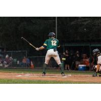 Sanford Mainers' Caleb Shpur at bat