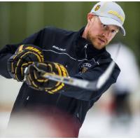 Matt Zaba with the Colorado College Tigers