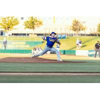 Biloxi Shuckers' K.C. Hunt on the mound