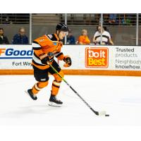 Jake Johnson with the Fort Wayne Komets