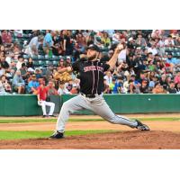 Sioux City Explorers' Austin Drury in action