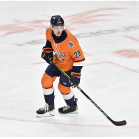 Defenseman Logan Britt with the Greenville Swamp Rabbits