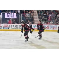 Forward Shane Bull with the Adirondack Thunder