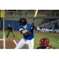 Biloxi Shuckers' Darrien Miller at bat