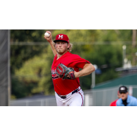 Mississippi Braves' Lucas Braun in action