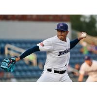 Pensacola Blue Wahoos' Luis Palacios in action