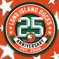 Long Island Ducks 25th anniversary logo