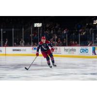 Defenseman Dalton Gally with the Allen Americans