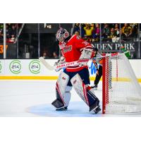 Goaltender Noah Bender with the Oshawa Generals