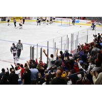 South Carolina Stingrays fans react following a penalty