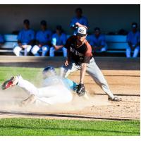 St. Cloud Rox slide against the Eau Claire Express