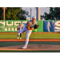Charleston RiverDogs pitcher Jayden Voelker