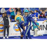 Massachusetts Pirates quarterback Kenji Bahar